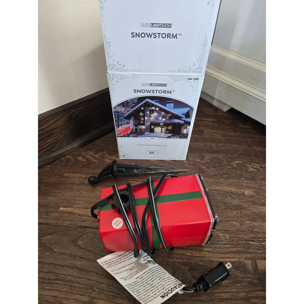 LED Lightshow Snowstorm Christmas Light Projector